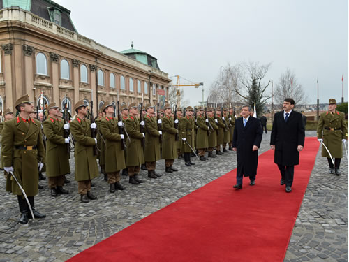 Cumhurbaşkanı Gül Sandor Sarayı’nda